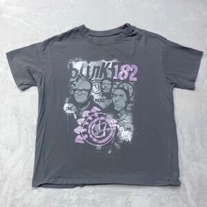 Blink-182 T-Shirt Men S? Charcoal Grey One More Time 2024 Tour Band Tee Pop Punk